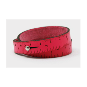 WRIST RULER - Armbnd/Mlbnd -  Hot Pink - 16